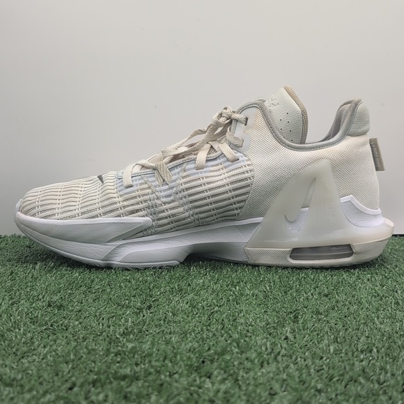 Nike Lebron Witness 6 Men's Size 15 Basketball Sneakers Daily Walking White Gray - Picture 3 of 16